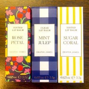 Draper James Set of 3 Lip Balms
